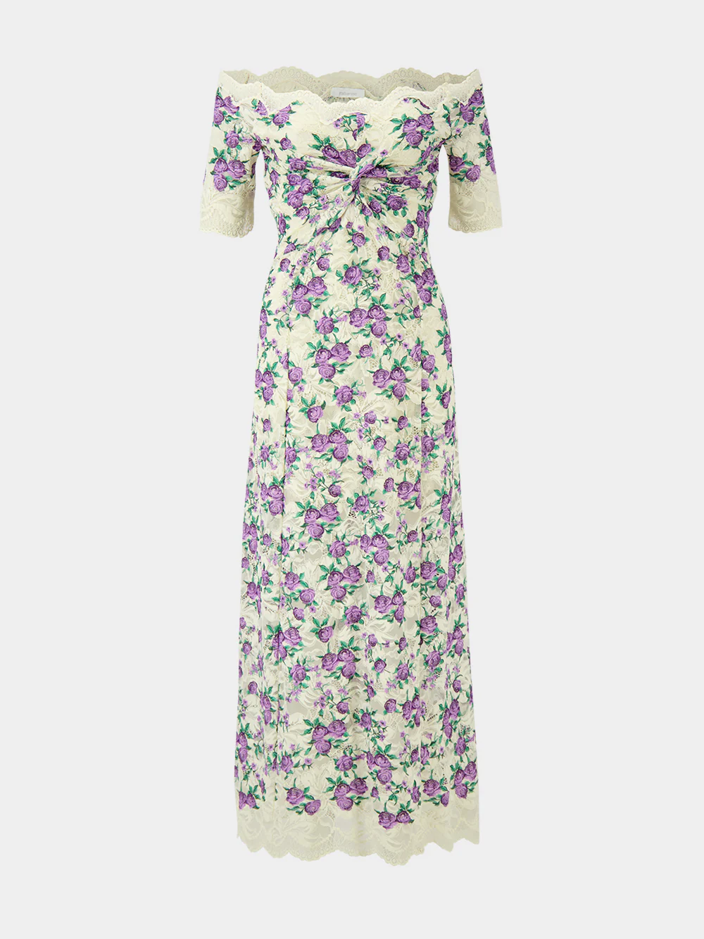 Purple Liberty Floral Midi Dress