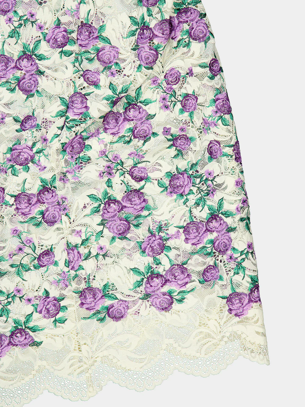 Purple Liberty Floral Midi Dress - Image 4