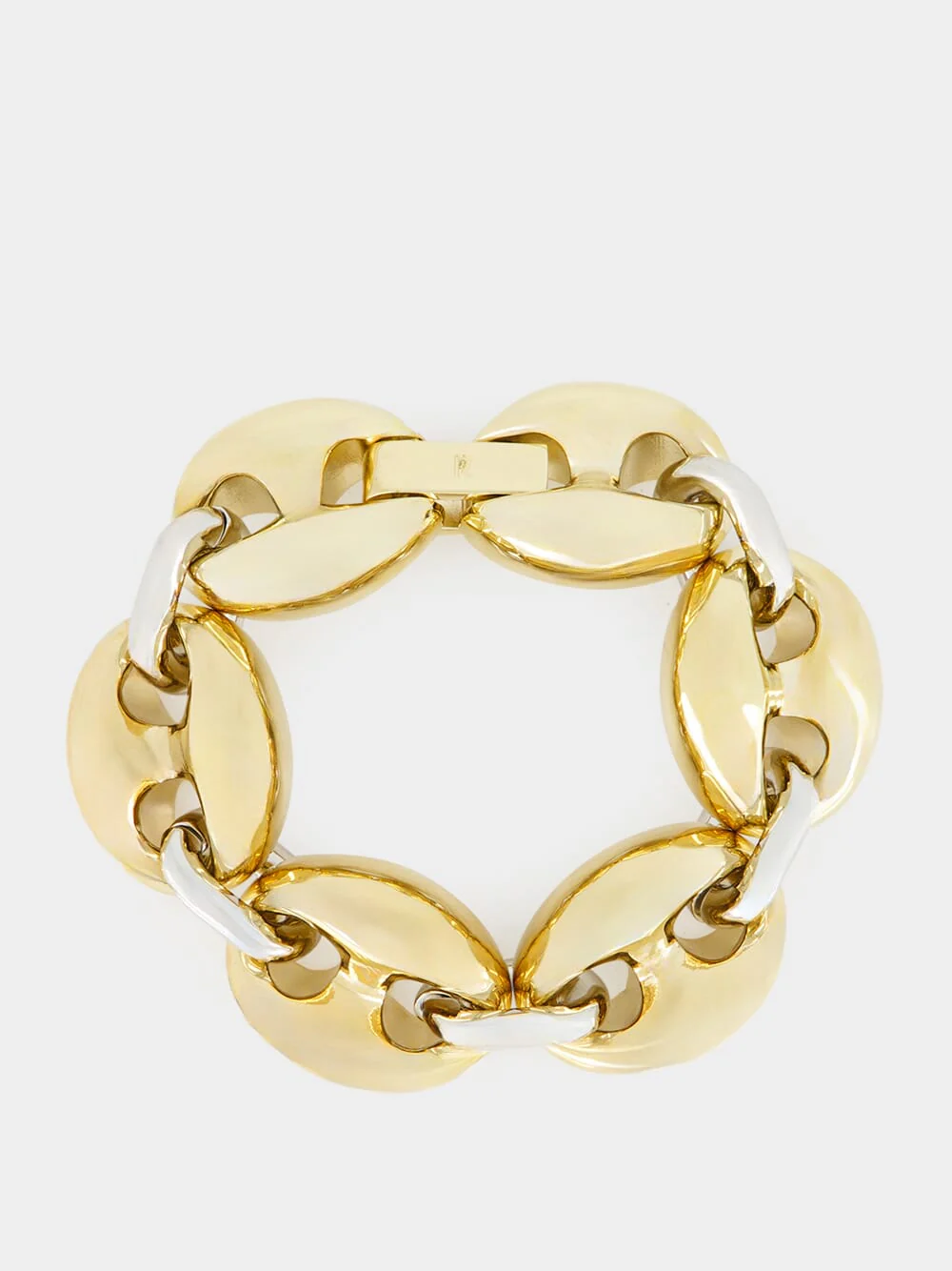 Eight chunky bicolored bracelet