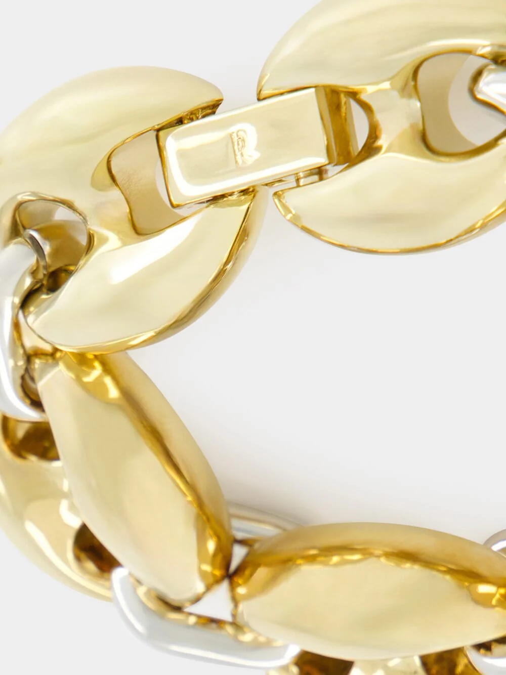 Eight chunky bicolored bracelet - Image 4