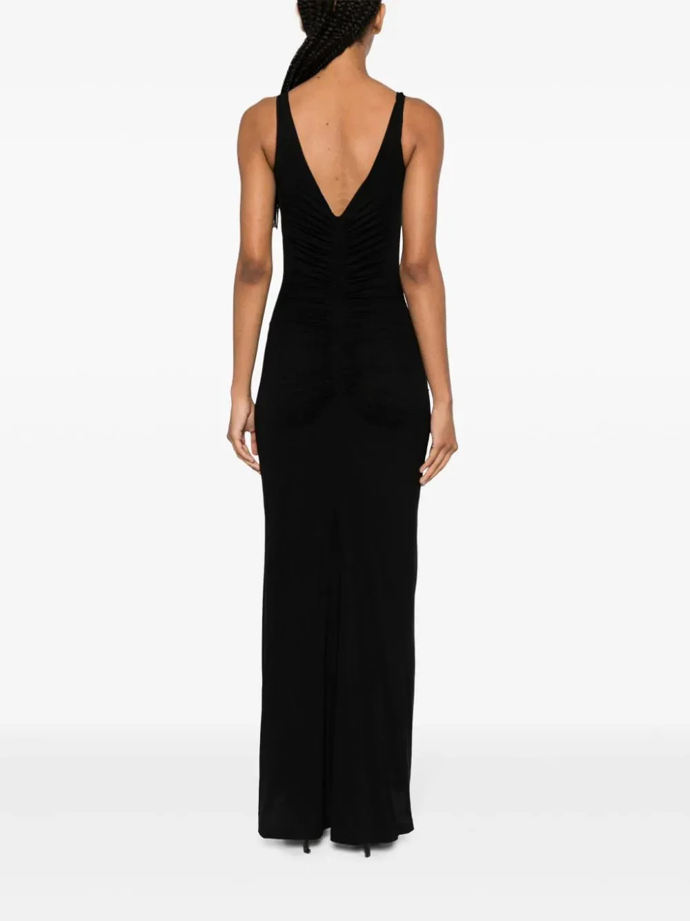 Embellished V-Neck Long Gown - Image 4