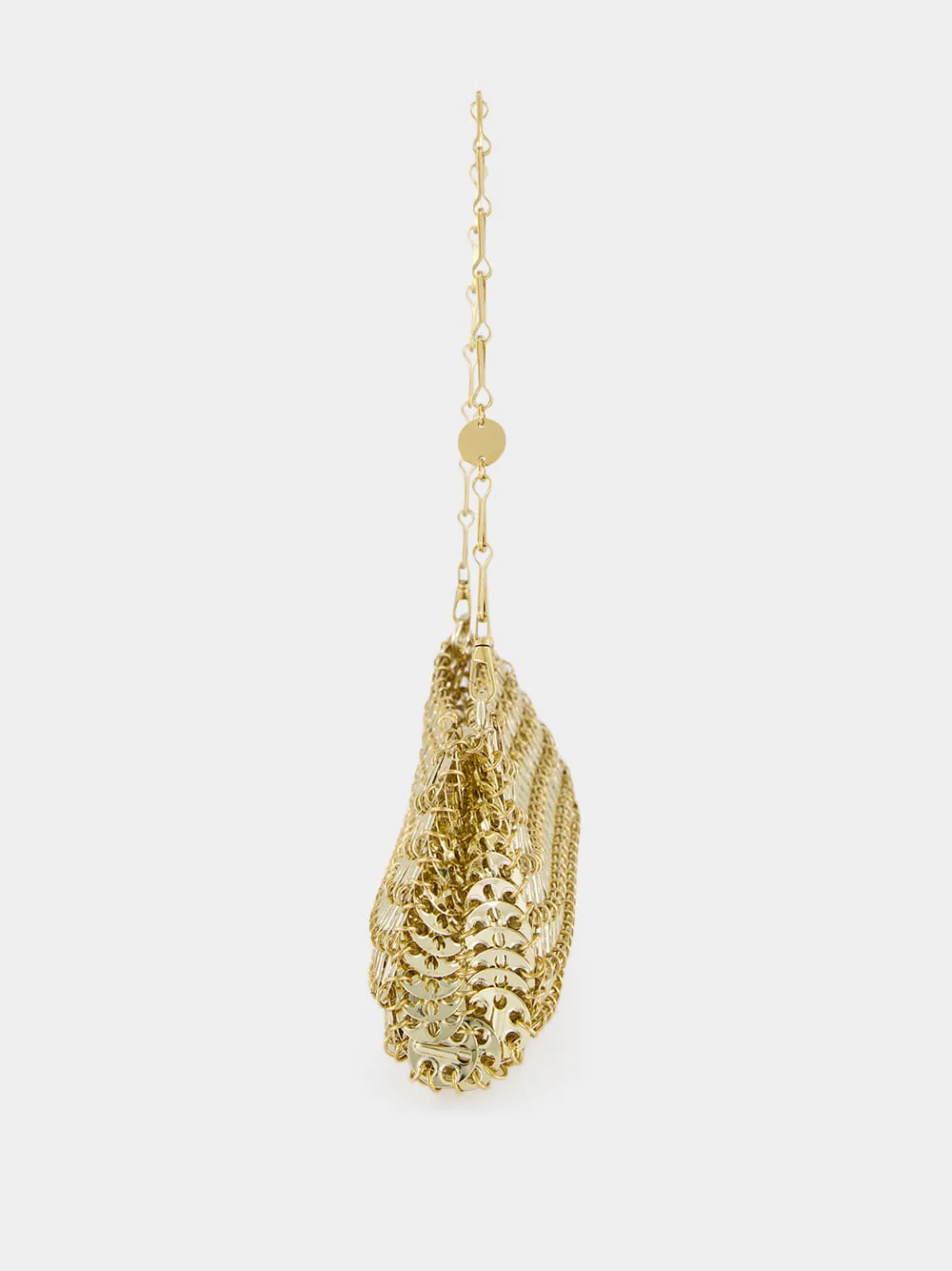 Gold 1969 Metal Disc Clutch Bag - Image 4
