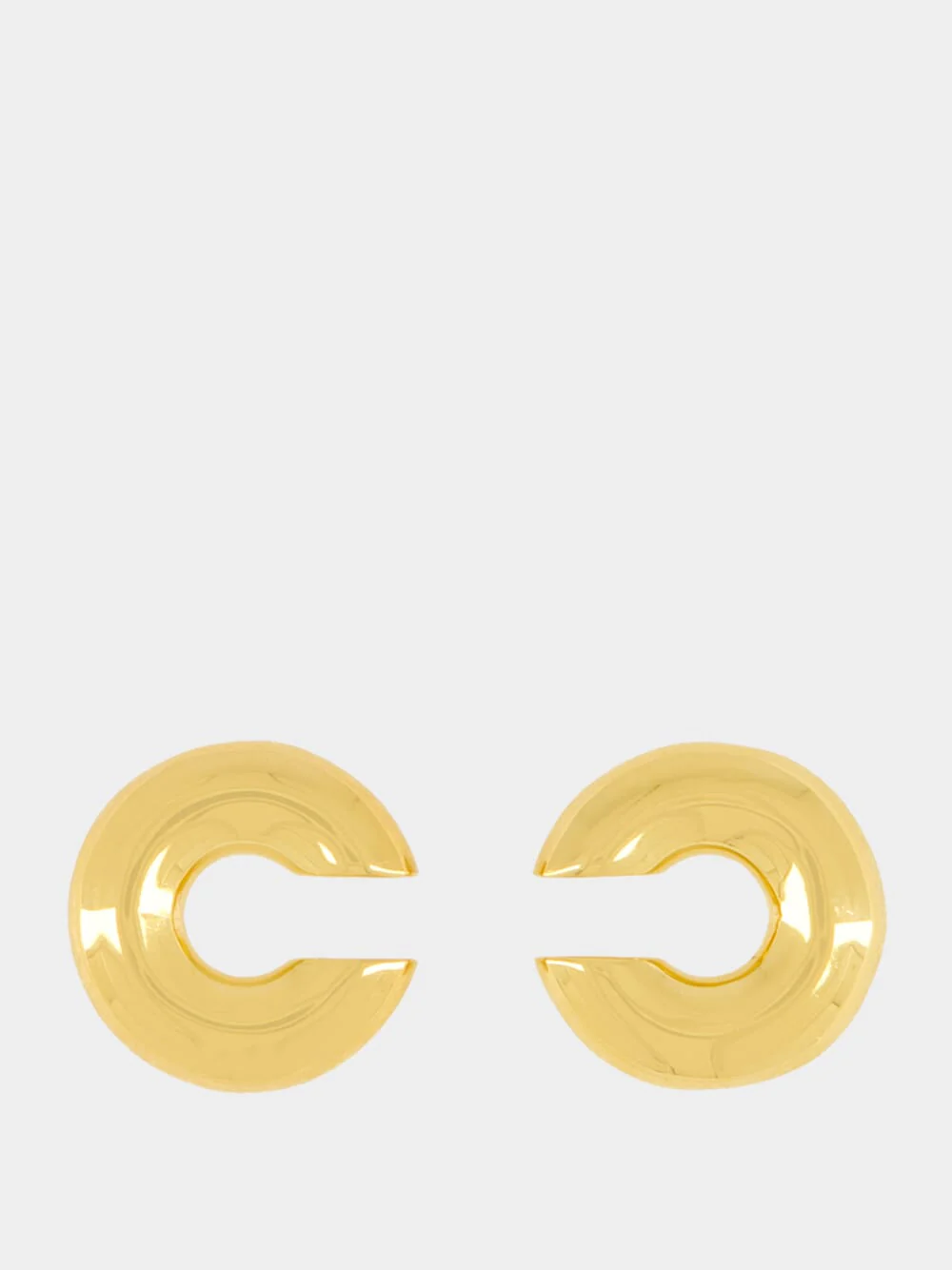 Gold Hoops and Punk Ear Cuffs Set - Image 5