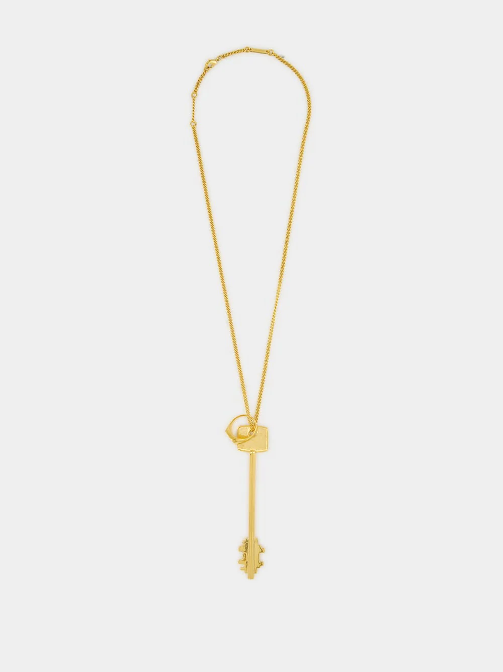 Gold Key Pendant Necklace