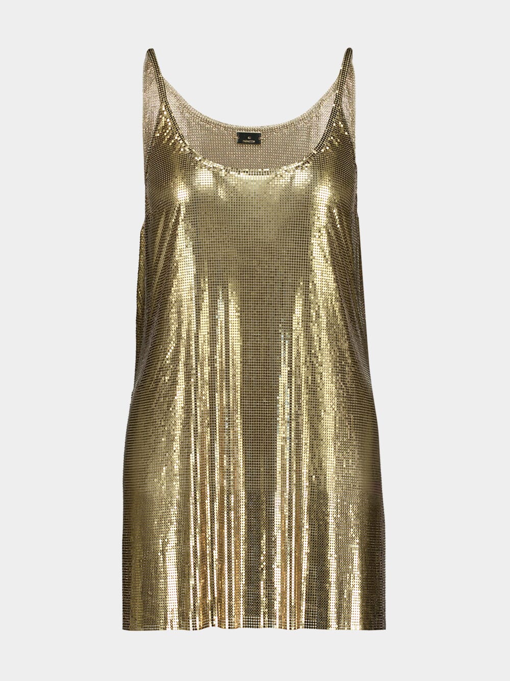 Gold Mesh Tank Top