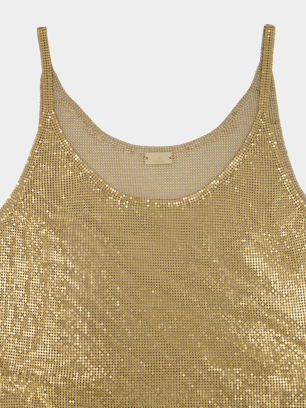 Gold Mesh Tank Top - Image 5