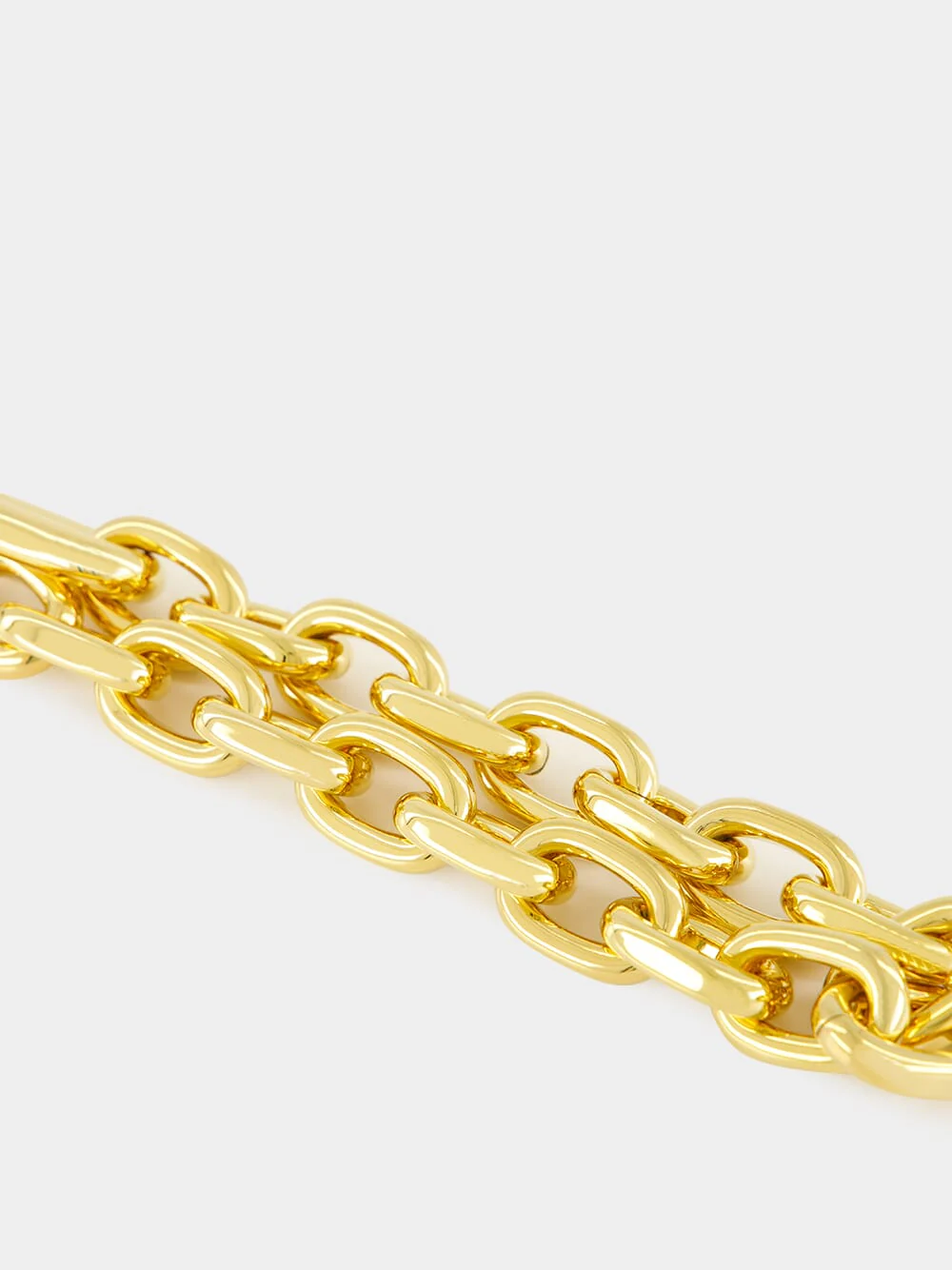 Gold XL Link Choker Necklace - Image 4