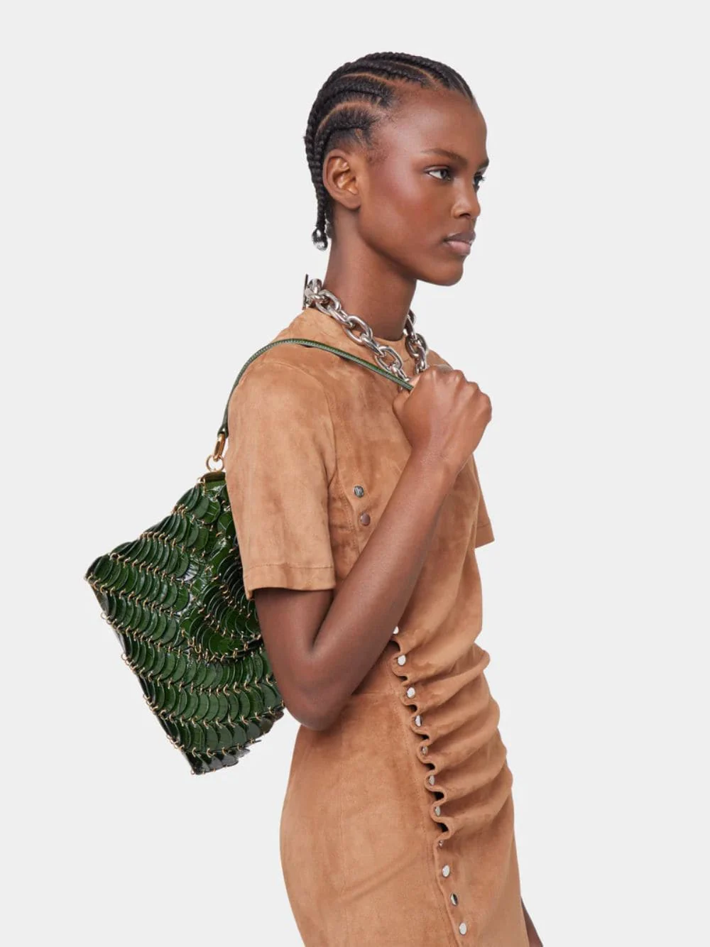 Green Paco Leather Bag - Image 4