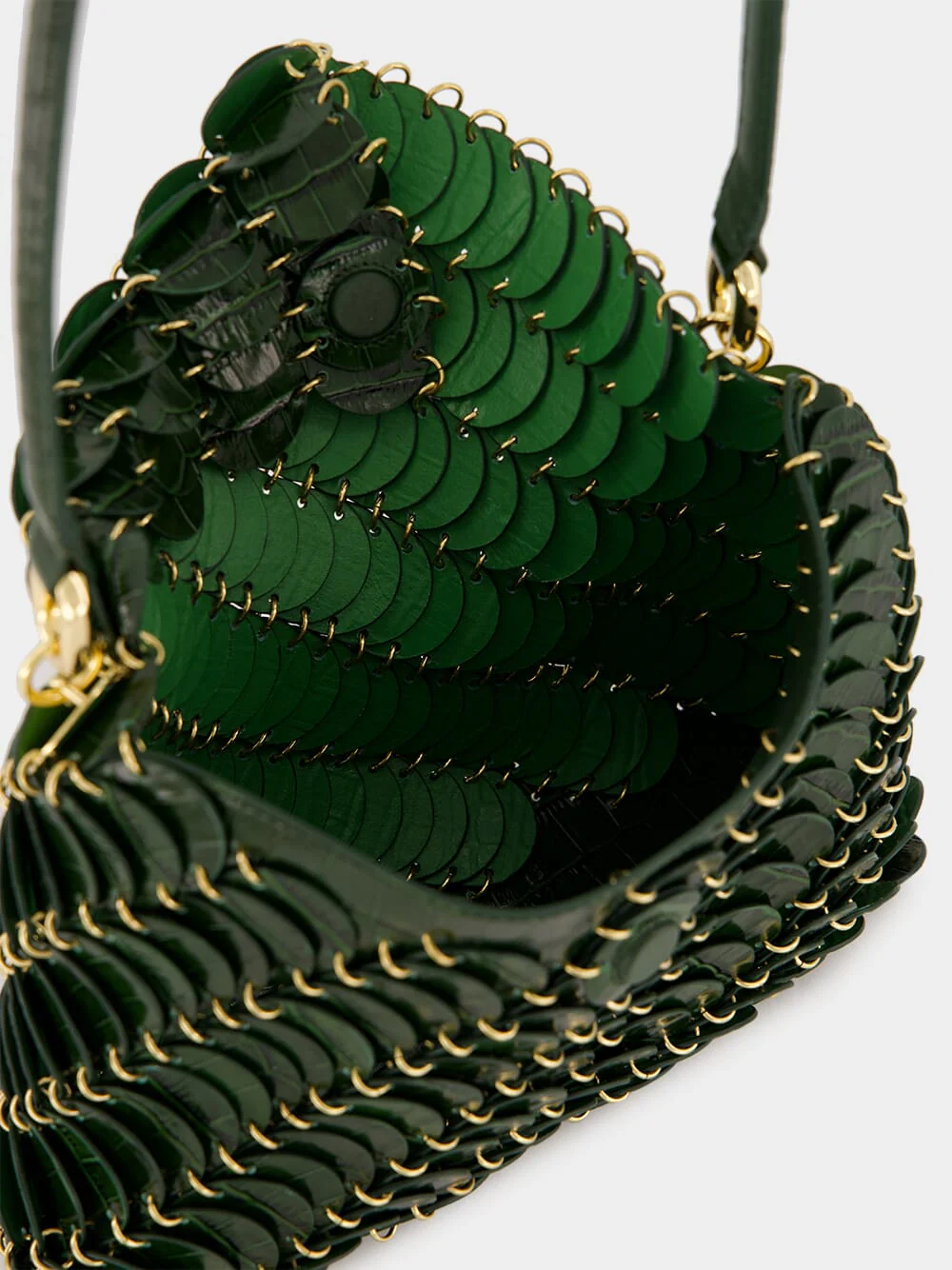 Green Paco Leather Bag - Image 7