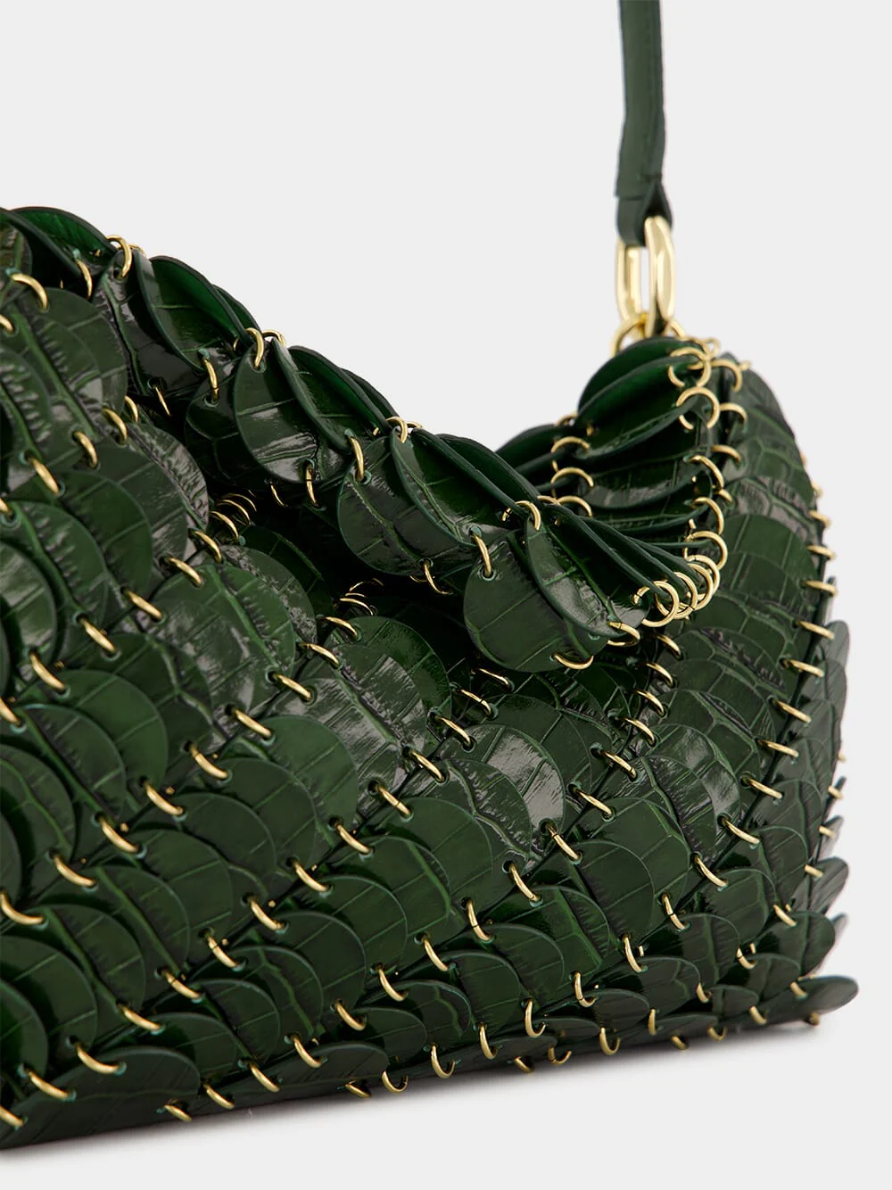 Green Paco Leather Bag - Image 8