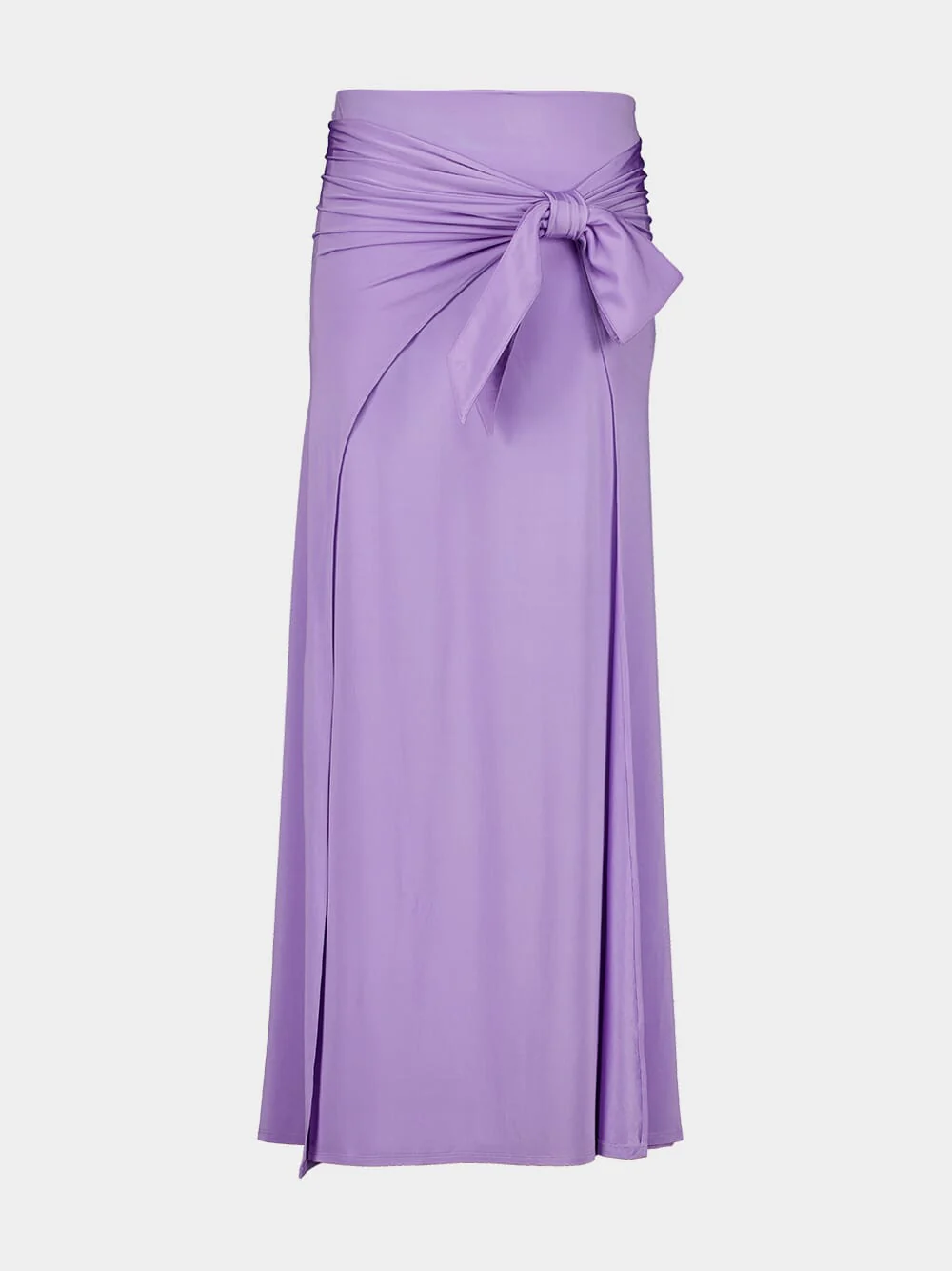 Lavender Long Jersey Skirt - Image 9