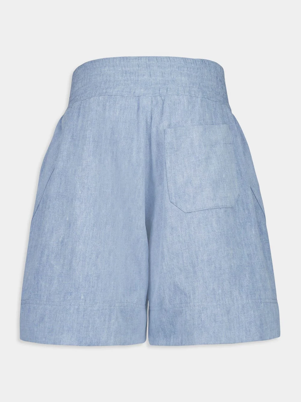 Light Blue Denim Bermuda Shorts - Image 2