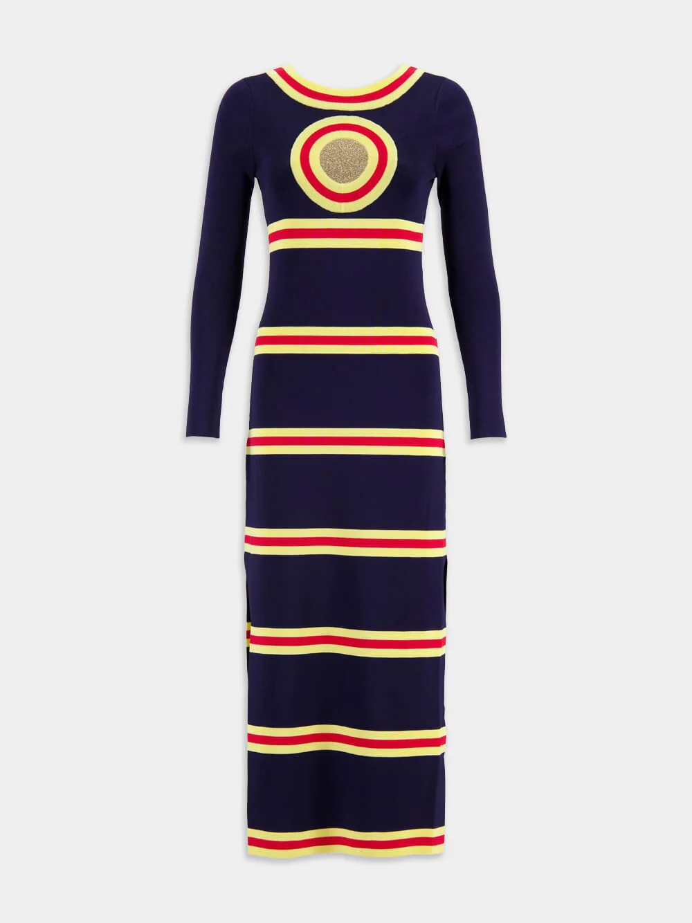 Long Dress with Geometrical Details - Image 2