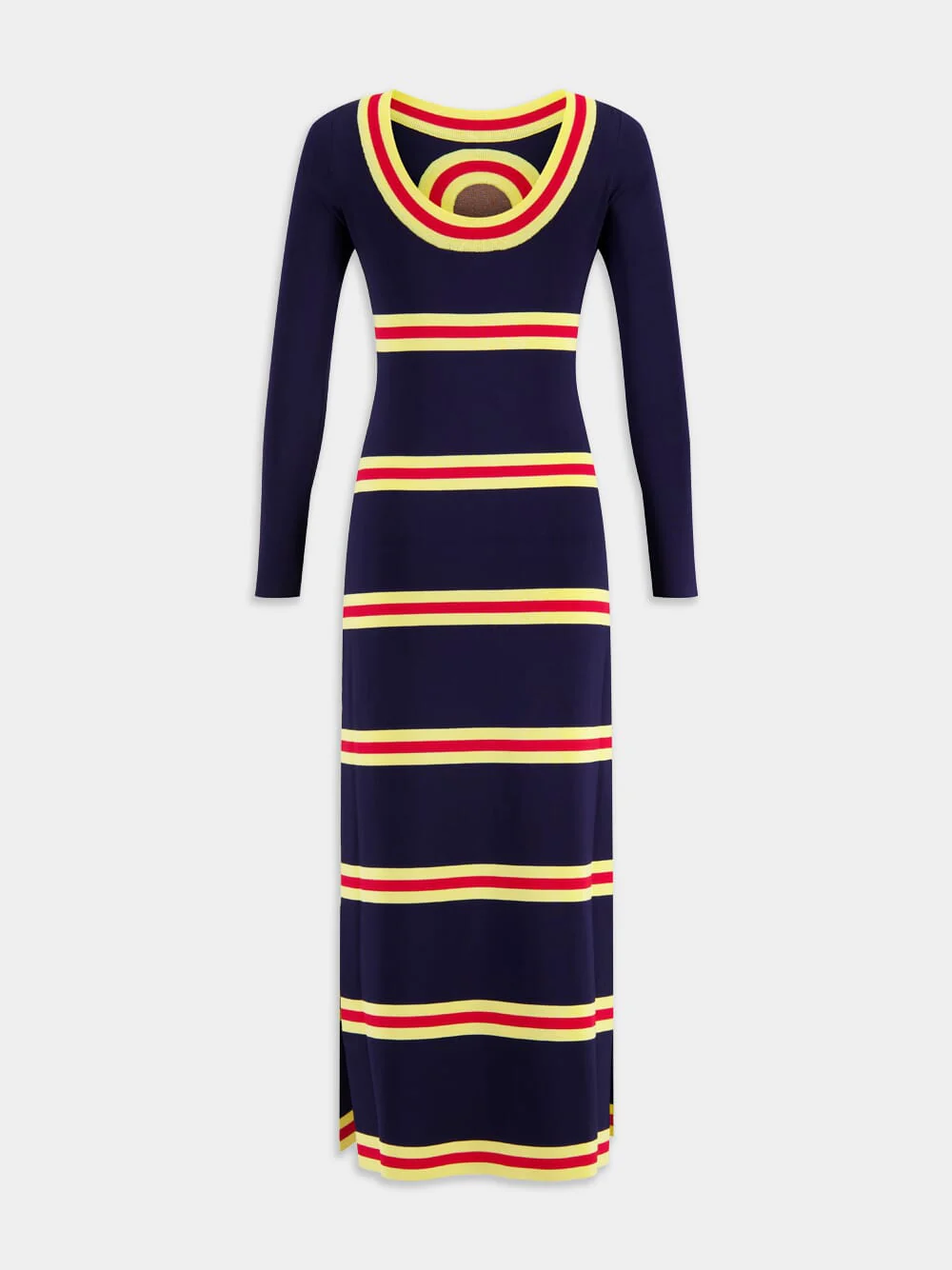 Long Dress with Geometrical Details - Image 6