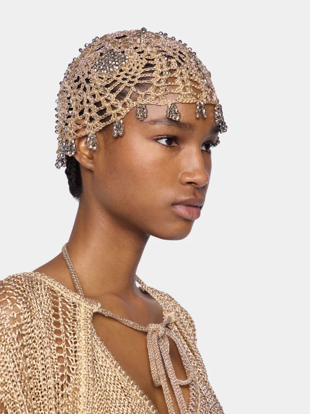 Natural Crochet Beanie