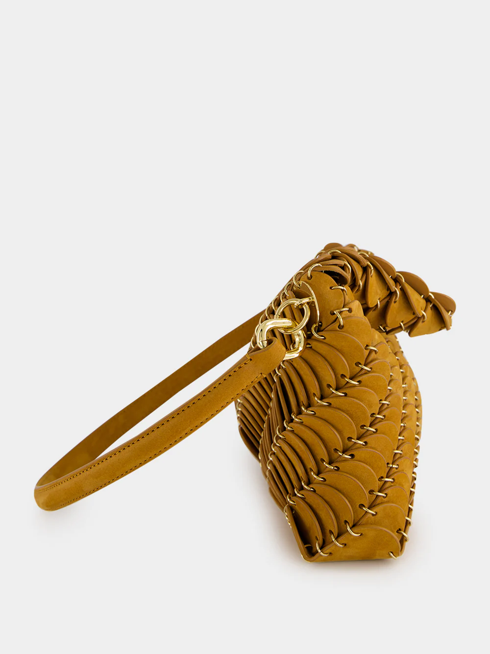 Camel Leather Shoulder Bag - Image 4