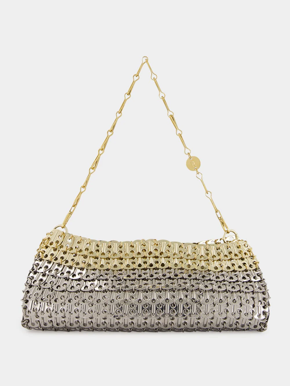 1969 Skyline Two-Tone Metal Clutch Bag - Image 3