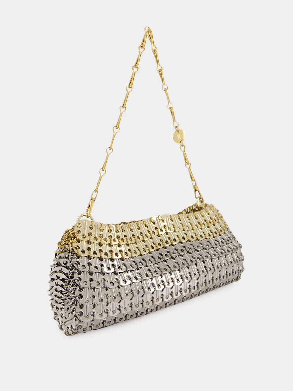 1969 Skyline Two-Tone Metal Clutch Bag - Image 4
