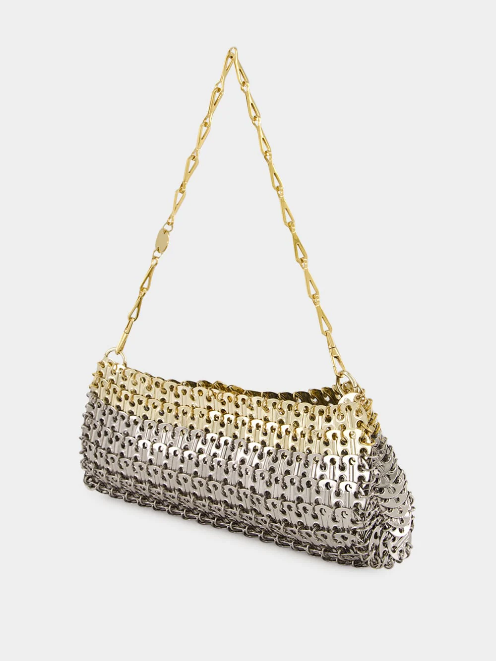 1969 Skyline Two-Tone Metal Clutch Bag - Image 6