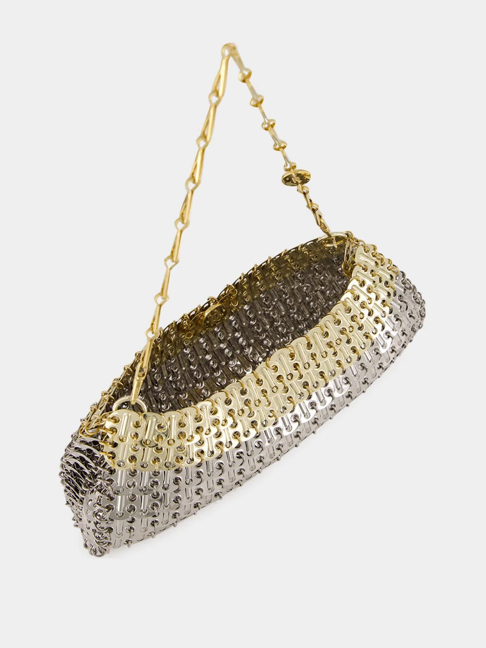 1969 Skyline Two-Tone Metal Clutch Bag - Image 7