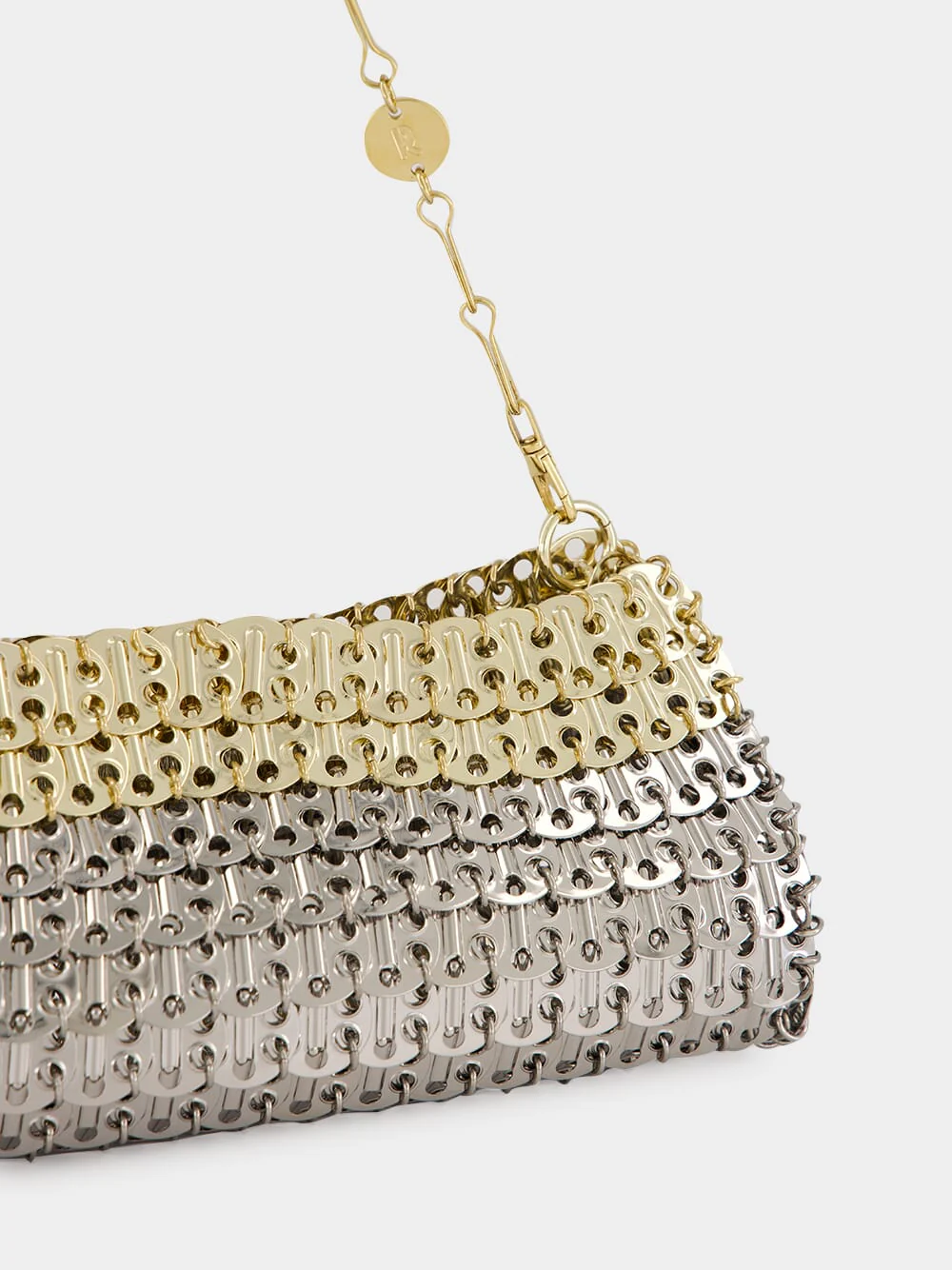 1969 Skyline Two-Tone Metal Clutch Bag - Image 8