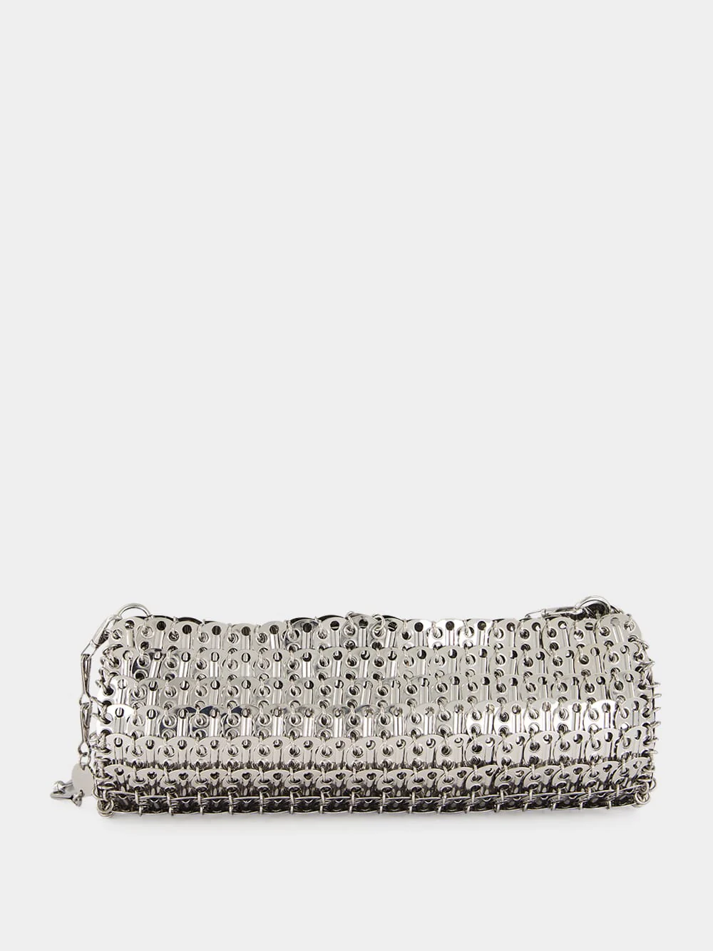 Silver 1969 Metal Disc Clutch Bag - Image 2
