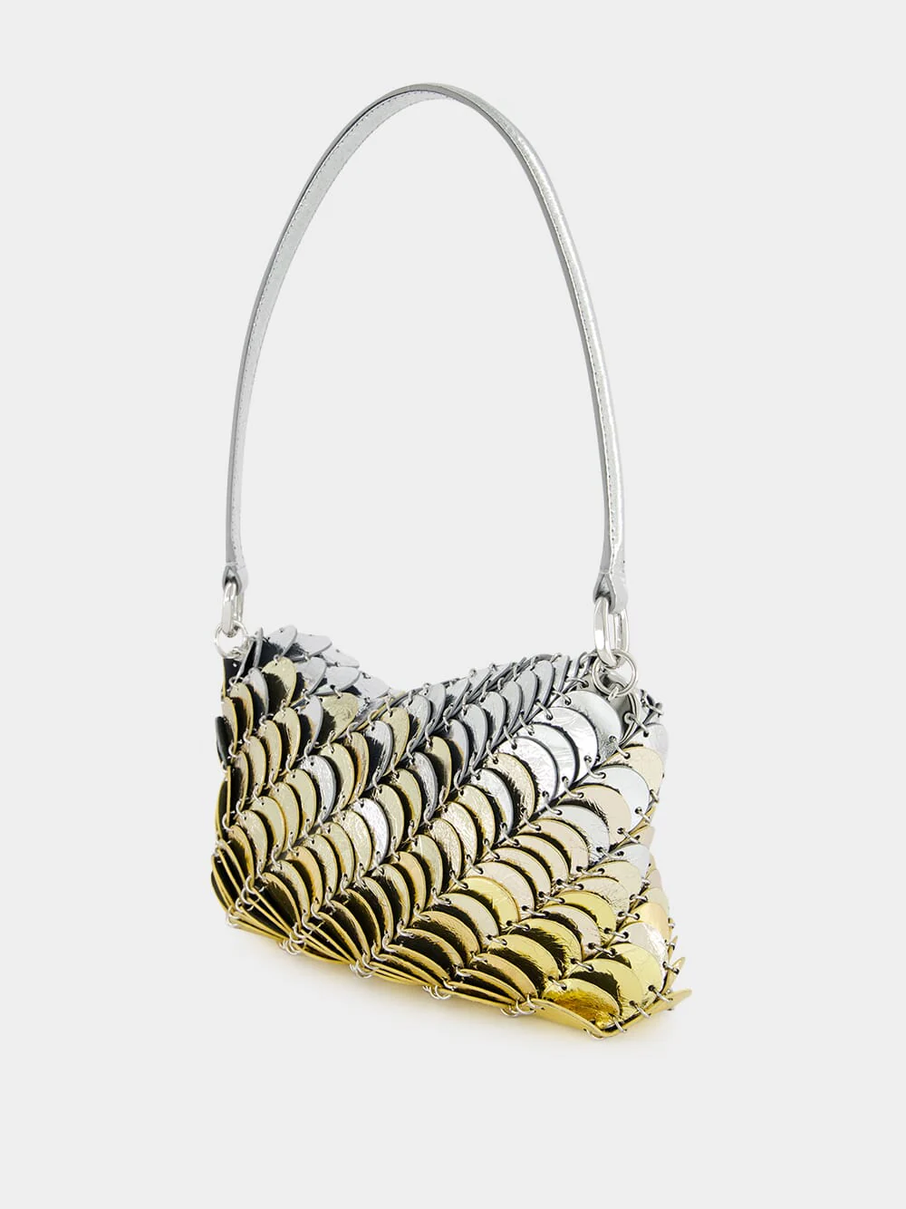 Silver & Gold Paco Leather Bag - Image 6