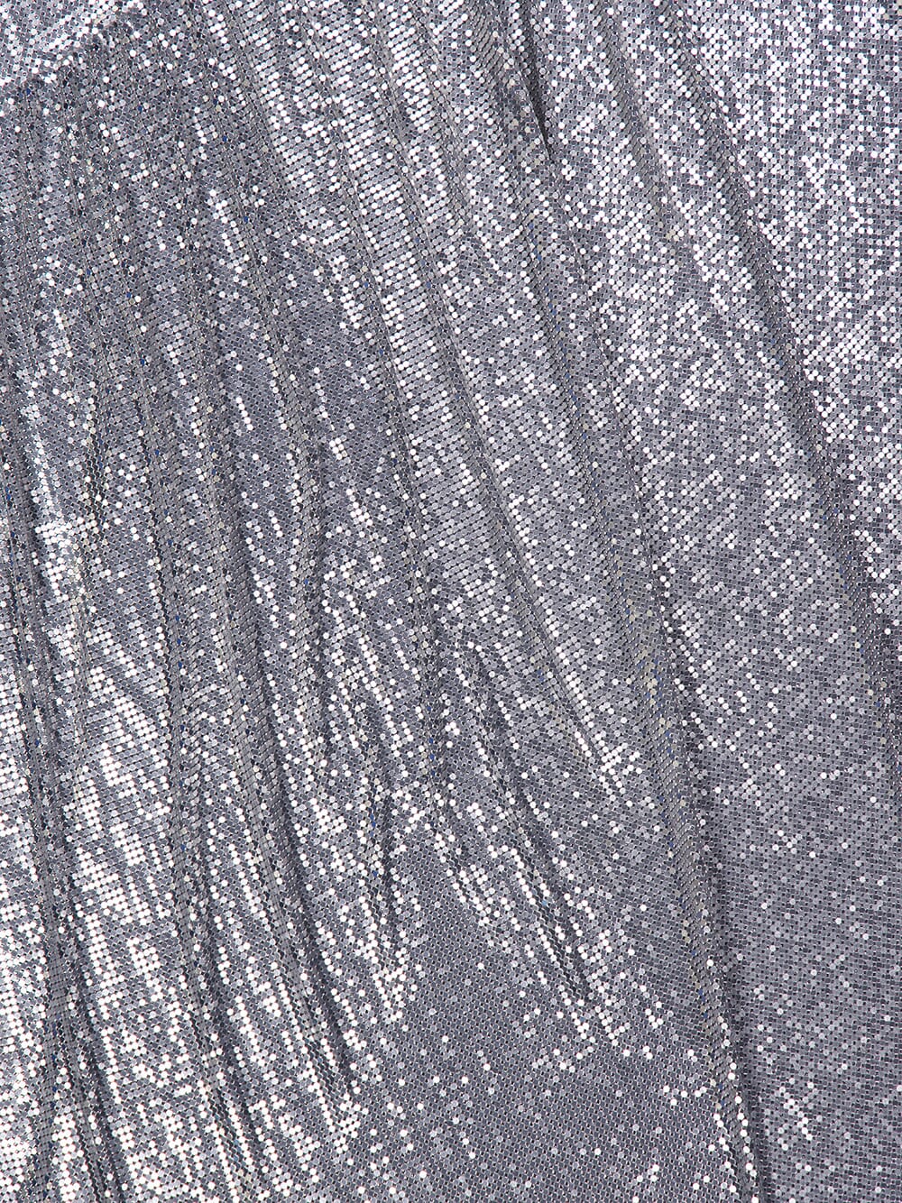Silver Midi Mesh Skirt - Image 4