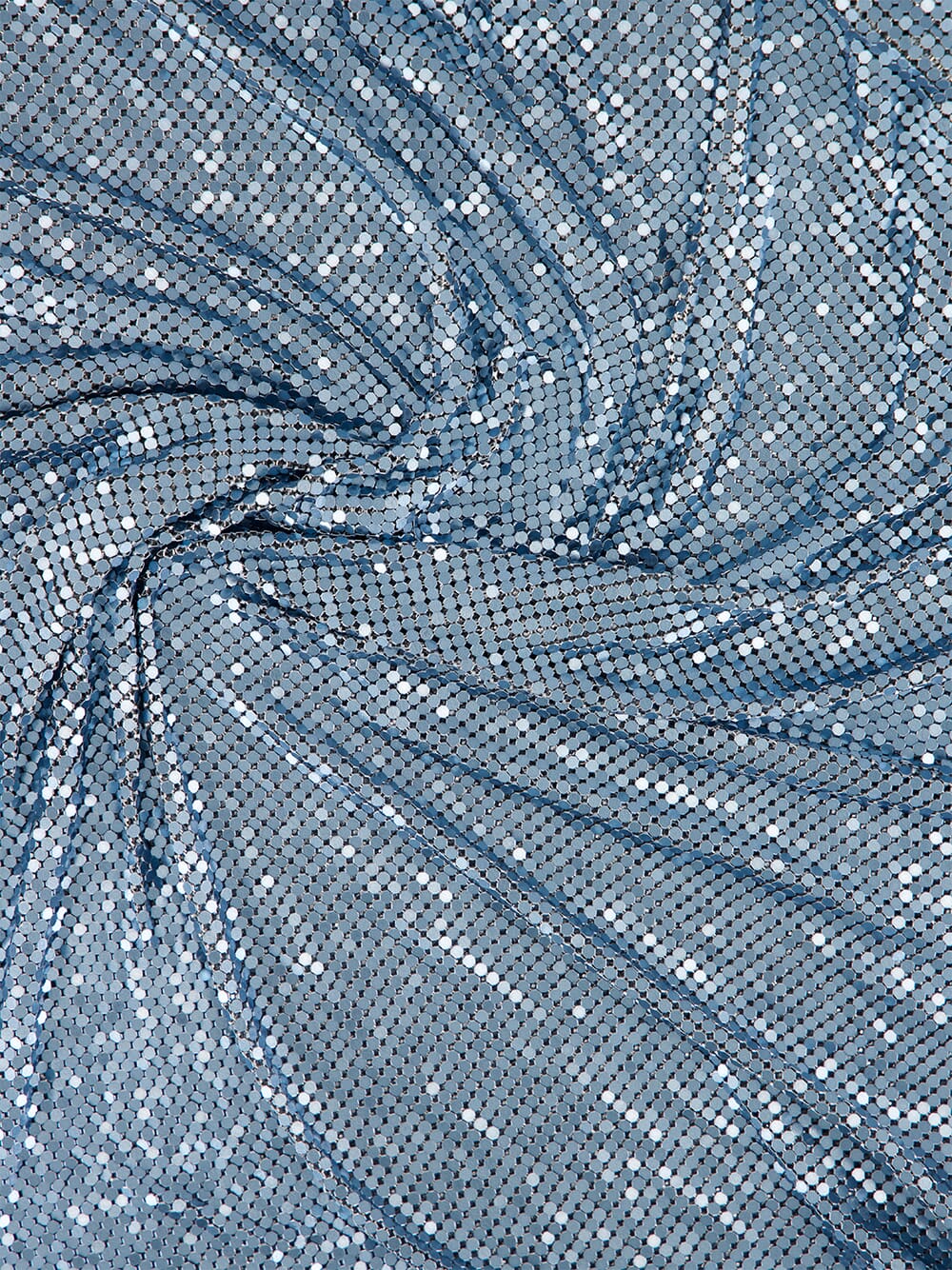 Sky Blue Aluminium Strap Maxi Dress - Image 5