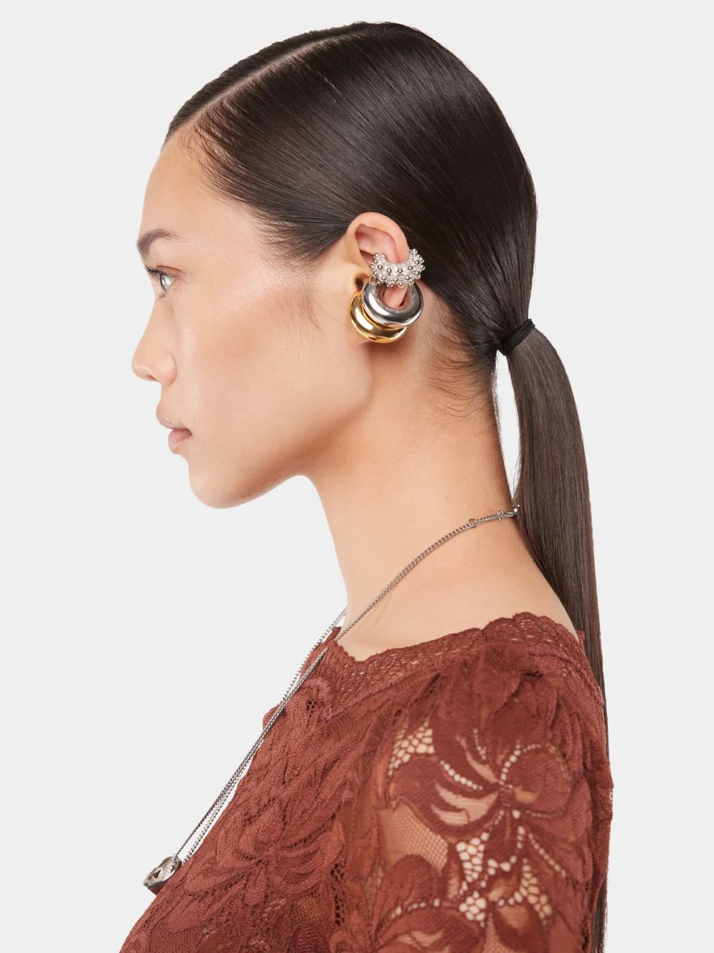 Triple Aluminium Ear Cuff Set - Image 2