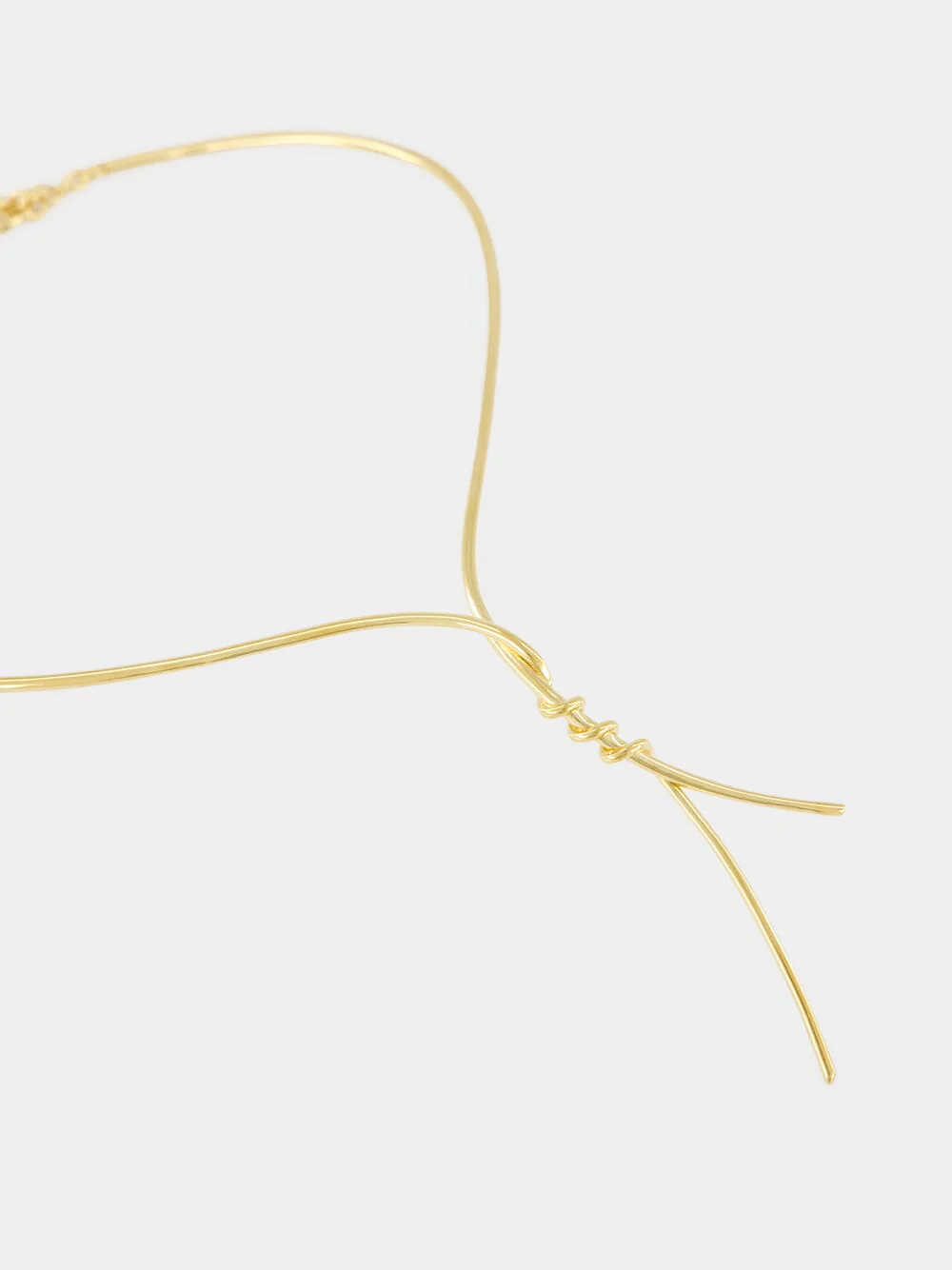 Twisted Gold Necklace - Image 2