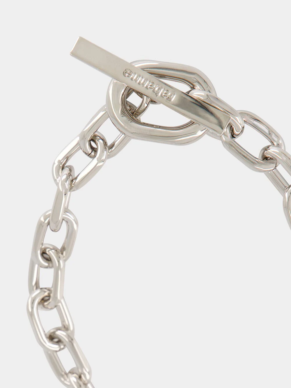 XL Link Necklace in Silver and Green - Image 4