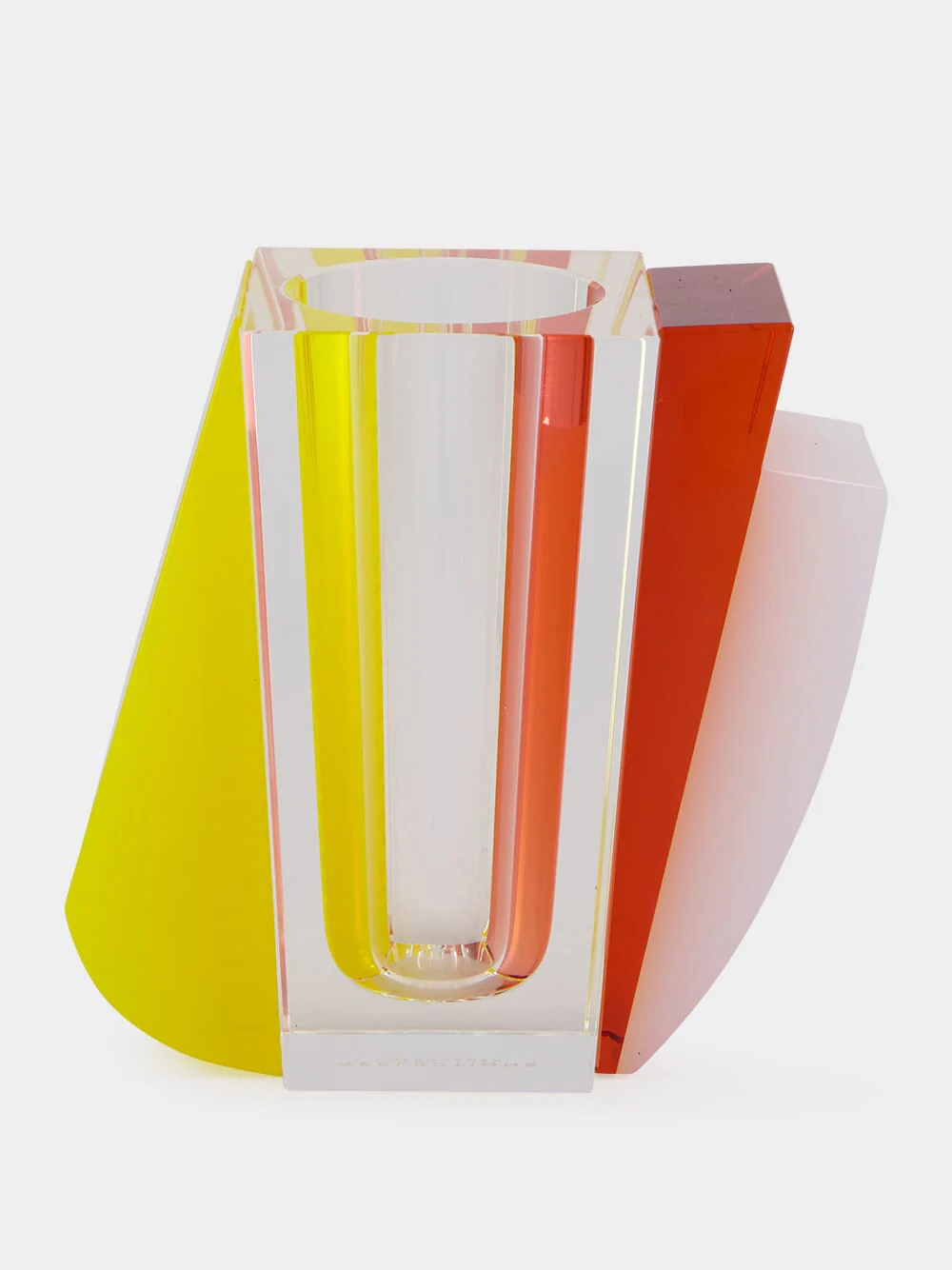 Raleigh Neon Orange Vase