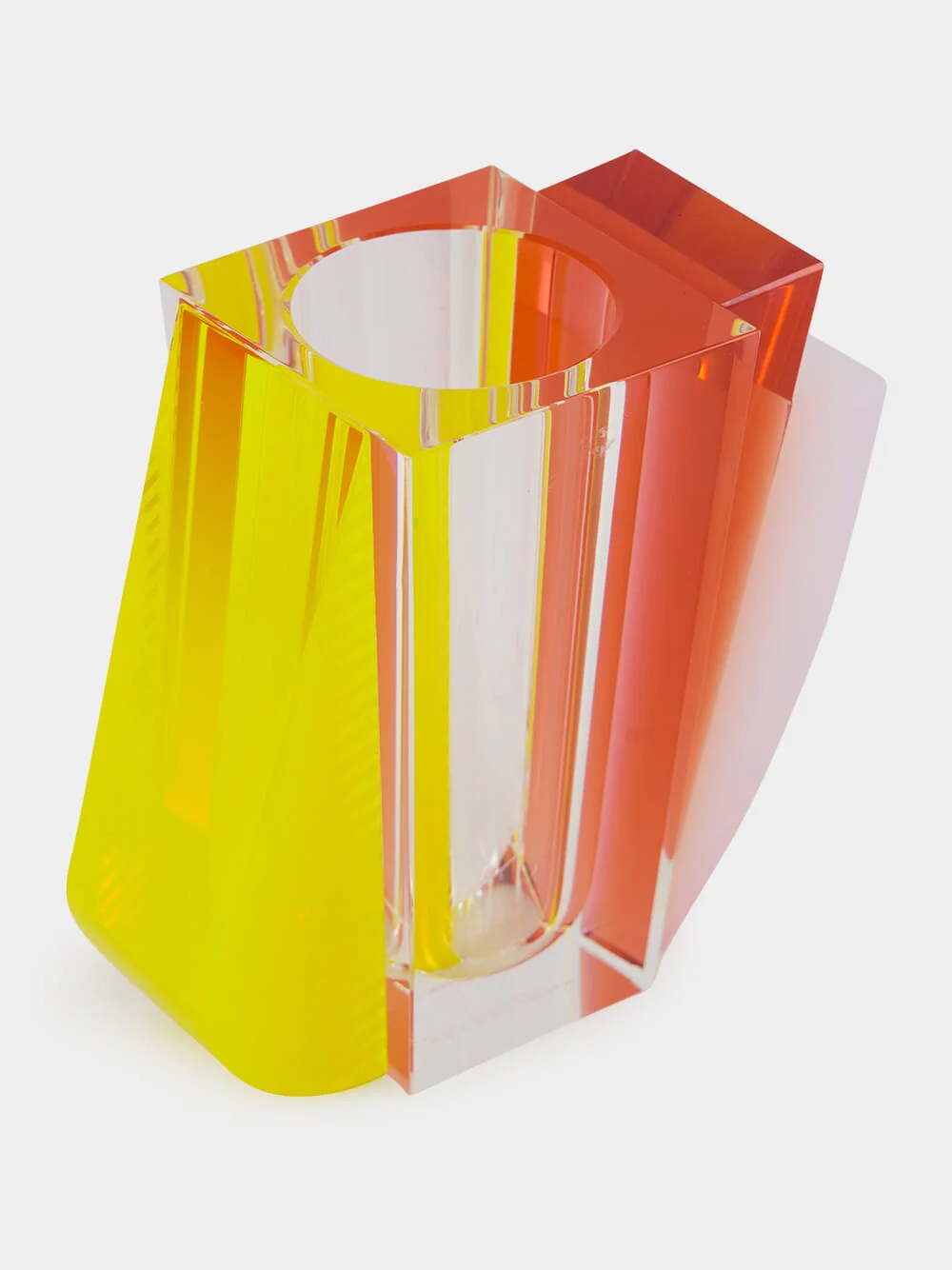 Raleigh Neon Orange Vase - Image 3