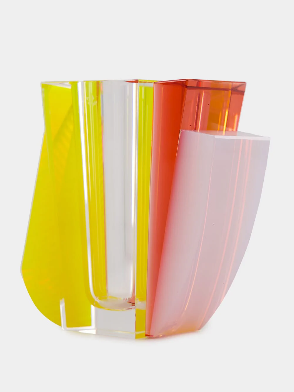 Raleigh Neon Orange Vase - Image 4