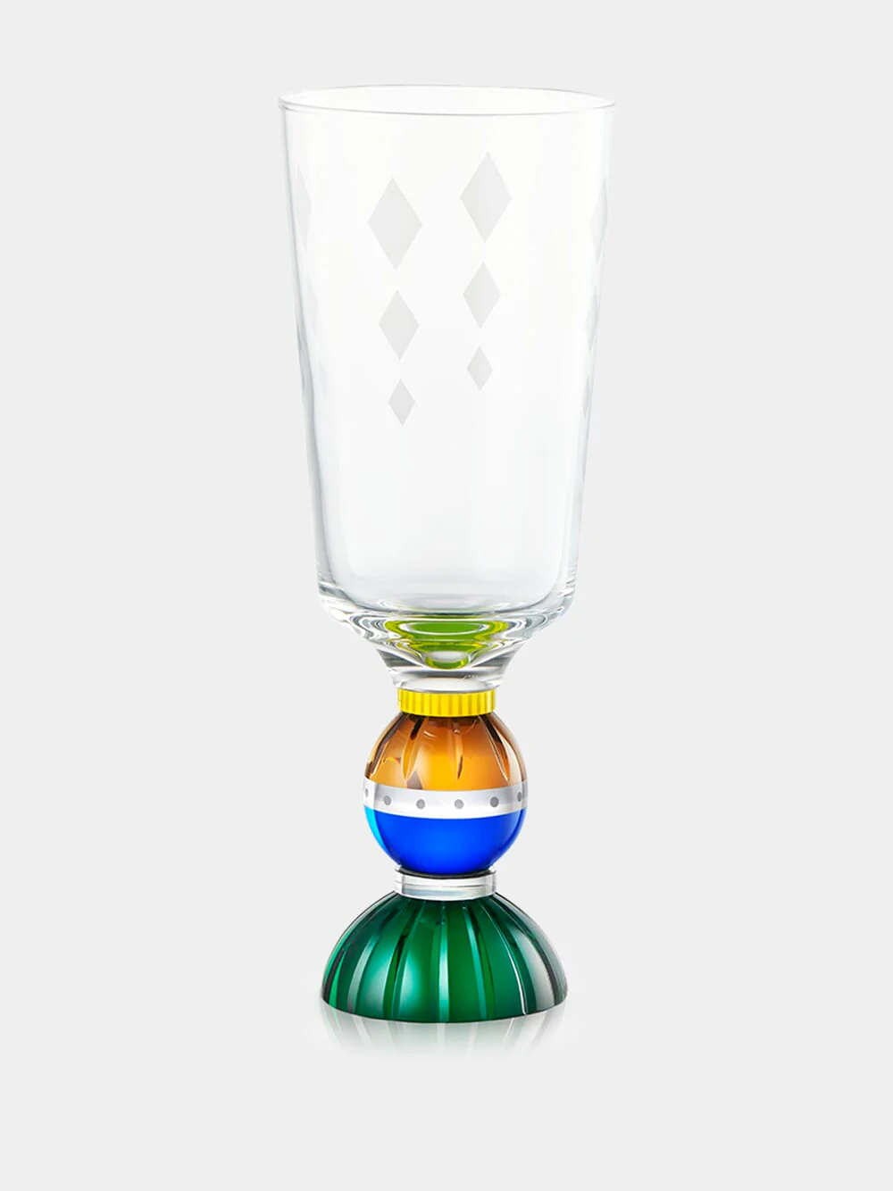 Set of 2 Ascot Tall Crystal Glasses - Image 2