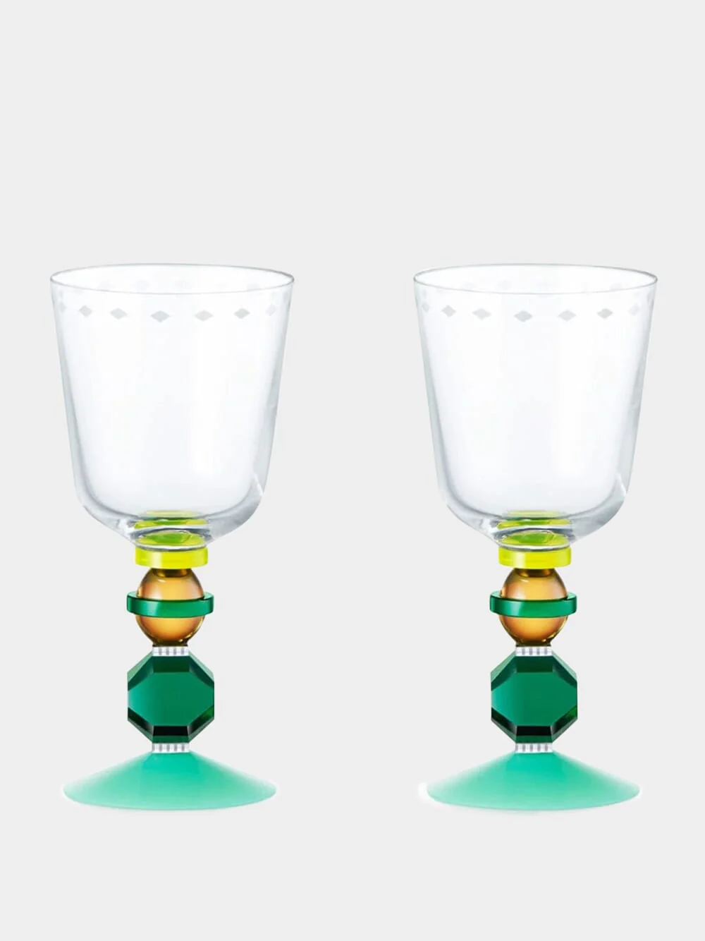Set of 2 Mayfair Short Crystal