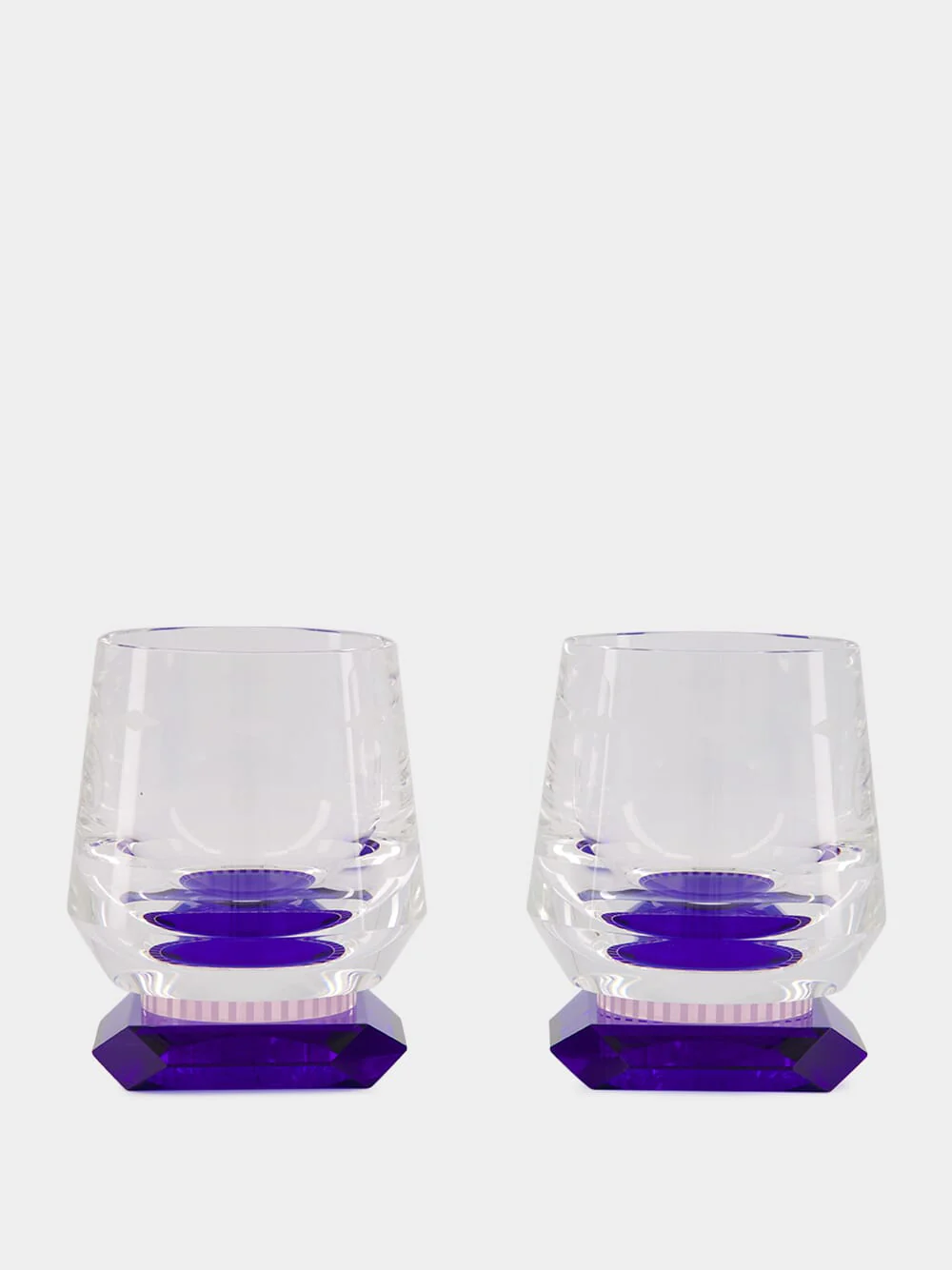 Whimsy Blue Whisky Set of 2 Glasses