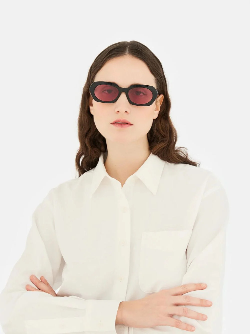 Epoca Fragolina Oval Sunglasses - Image 2
