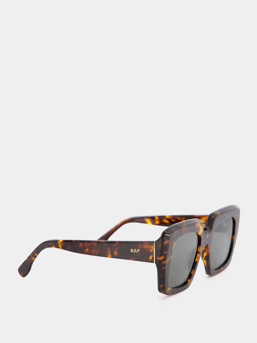 Piscina Burnt Havana Square Sunglasses - Image 2