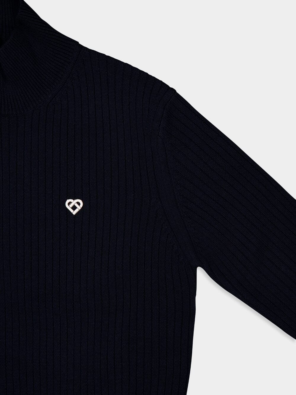 Ribbed-Knit High-Neck Wool Jumper - Image 7