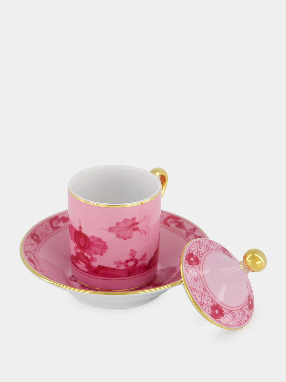 Oriente Italiano Porpora Coffee Cup with Cover - Image 2