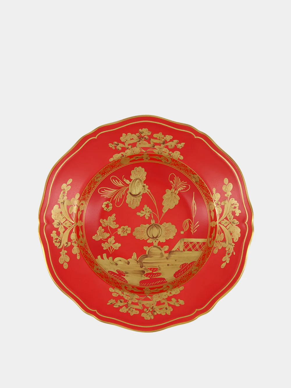 Red Oriente Italiano Rubrum Soup Plate