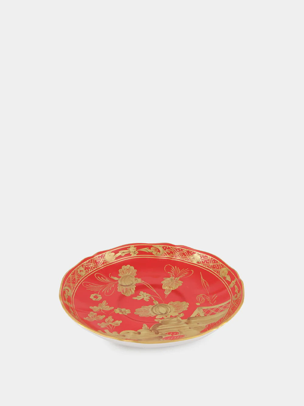 Red Oriente Italiano Rubrum Tea Saucer - Image 2