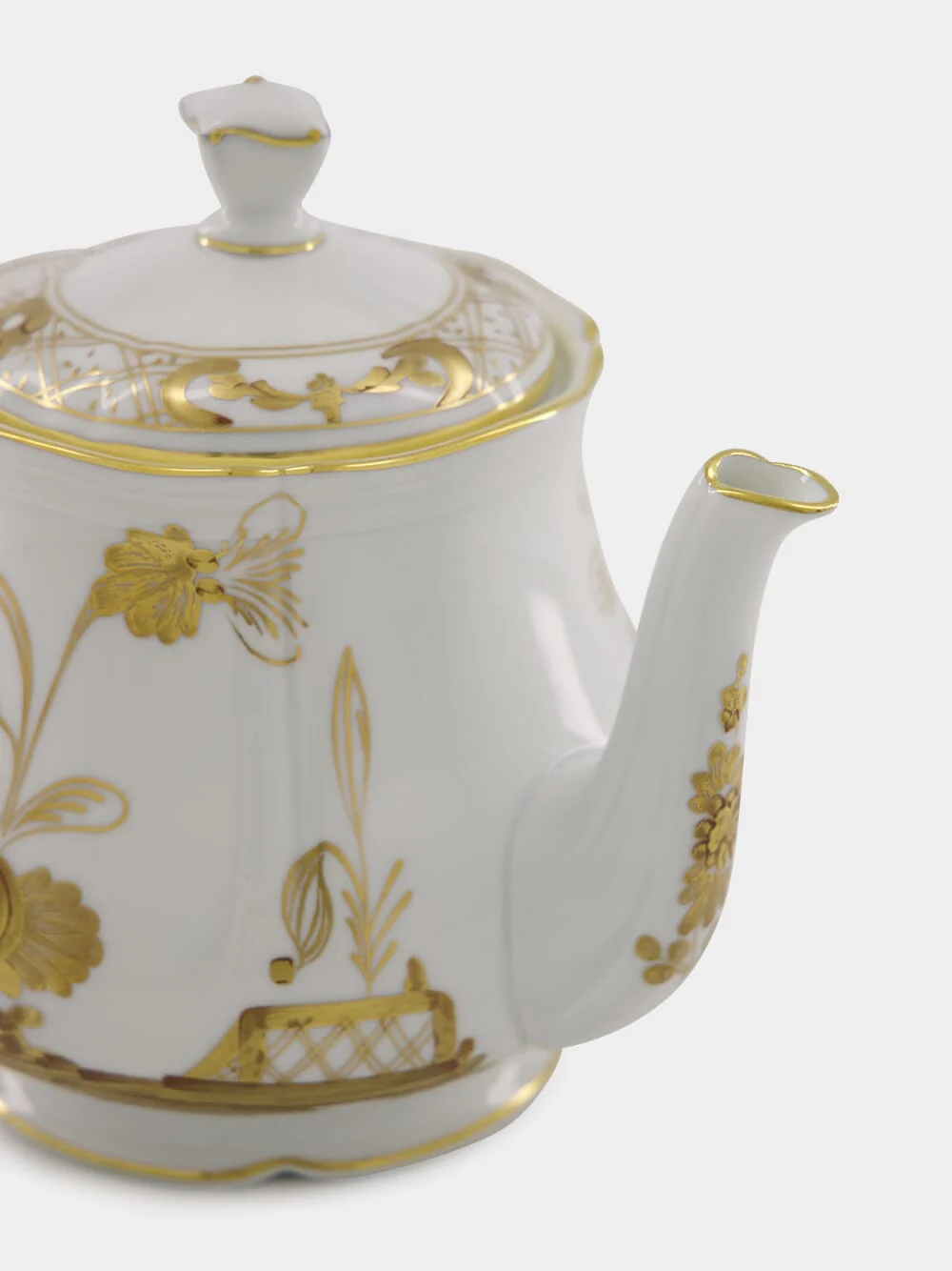 White Oriente Italiano Aurum Teapot with Cover - Image 4