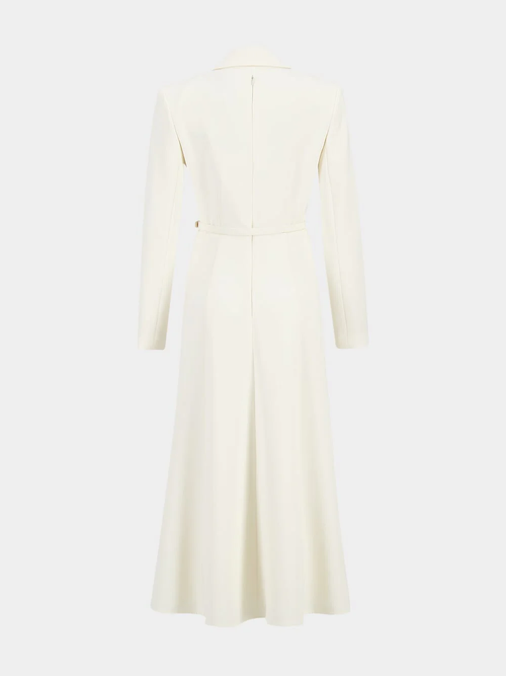 Cream Tailored Midi Dress - Image 3