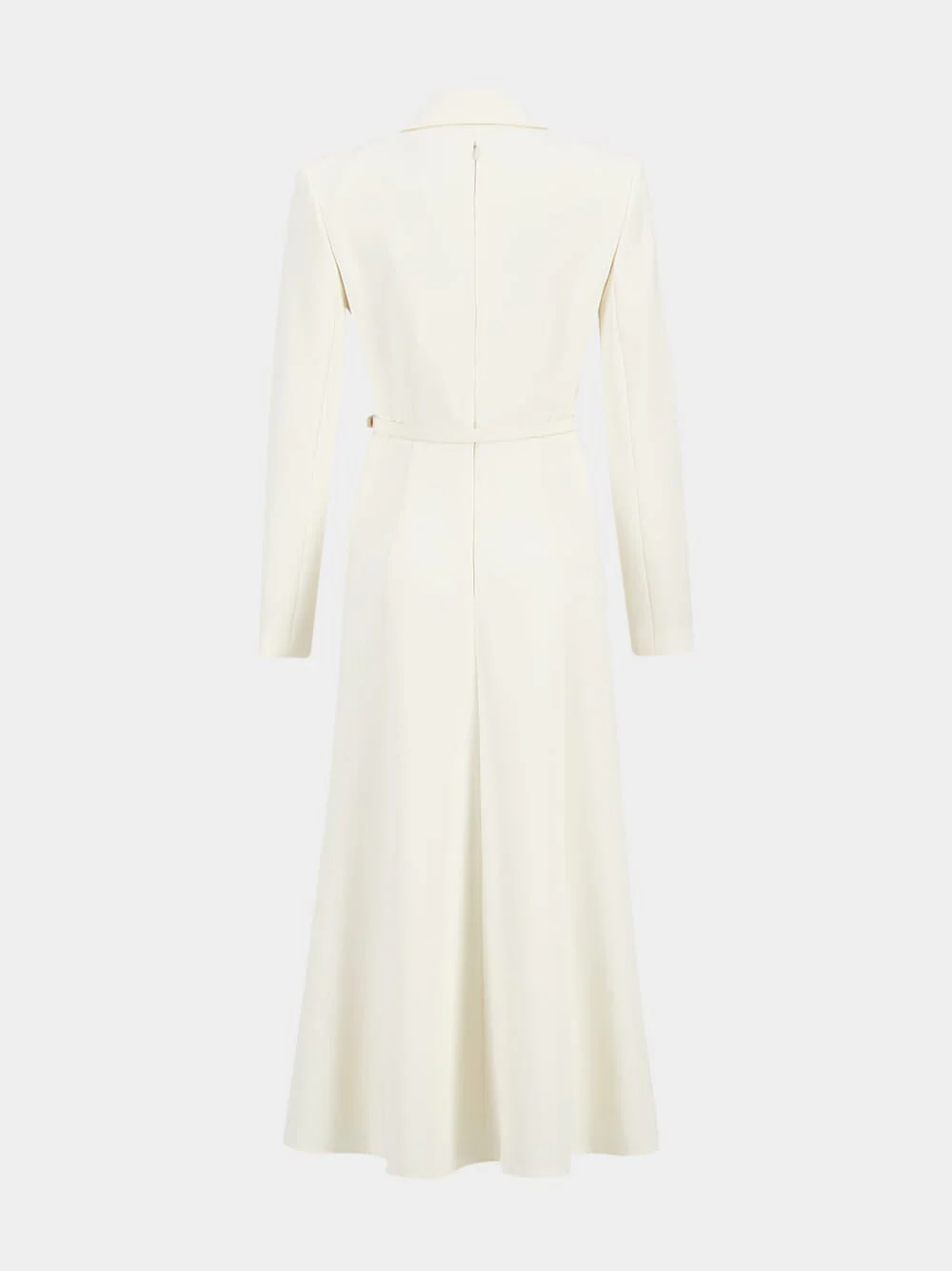 Cream Tailored Midi Dress - Image 9