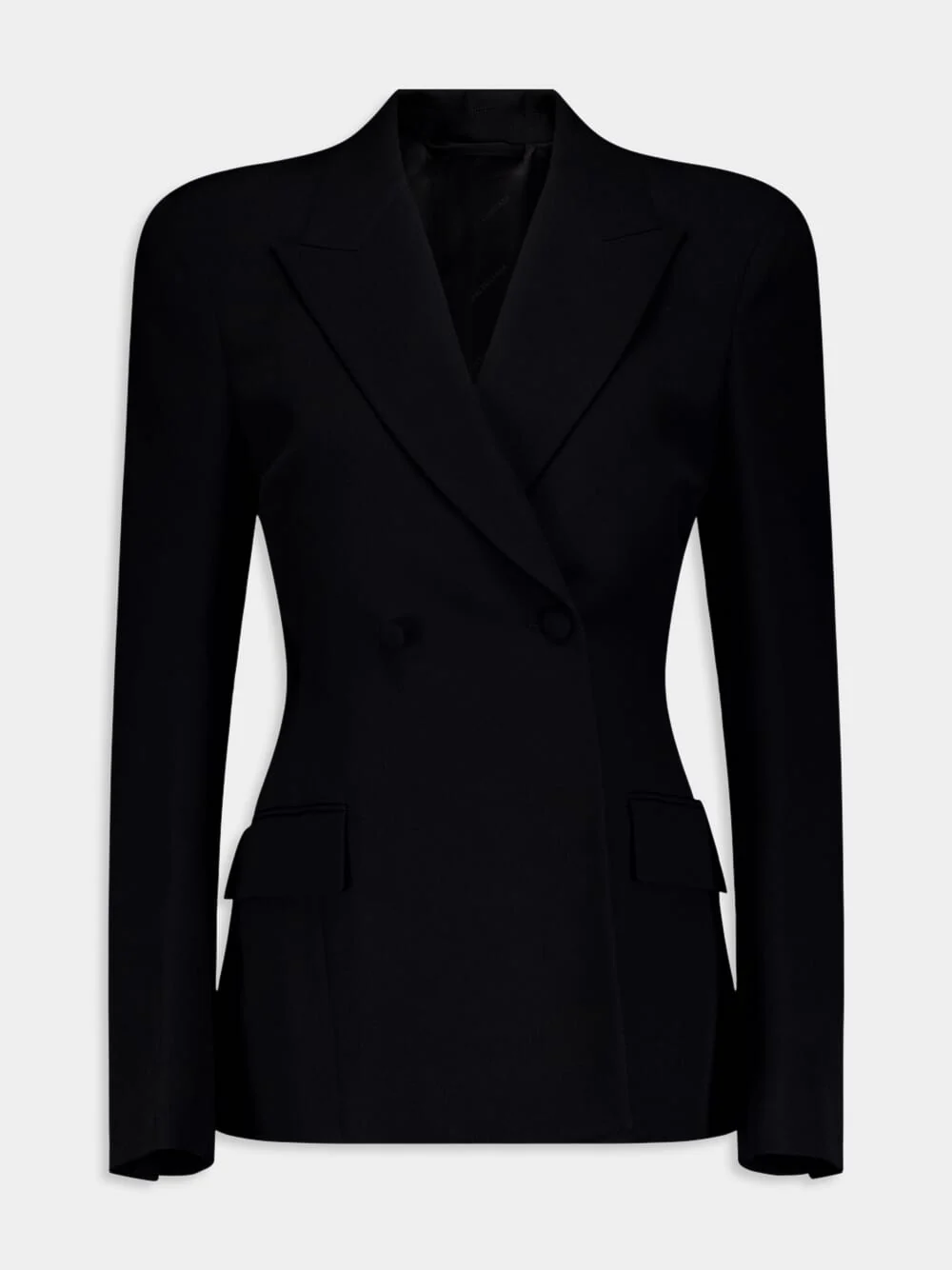 Round Shoulder Waisted Blazer