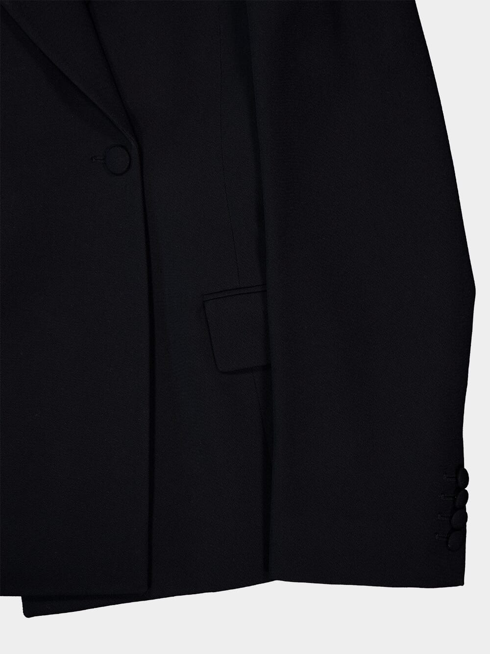 Round Shoulder Waisted Blazer - Image 4