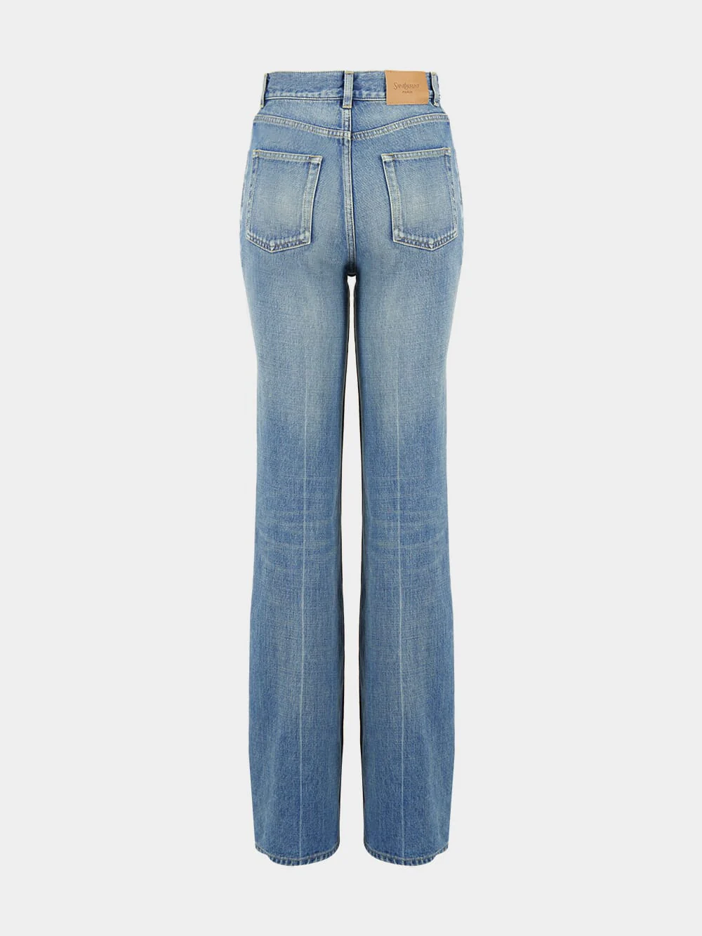 70's High-Waisted Flared Jeans - Image 2